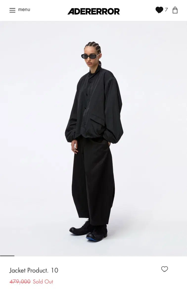 ADER ERROR アーダーエラー Jacket Product 10 - Noir COLOR / XL SIZE 48,571円