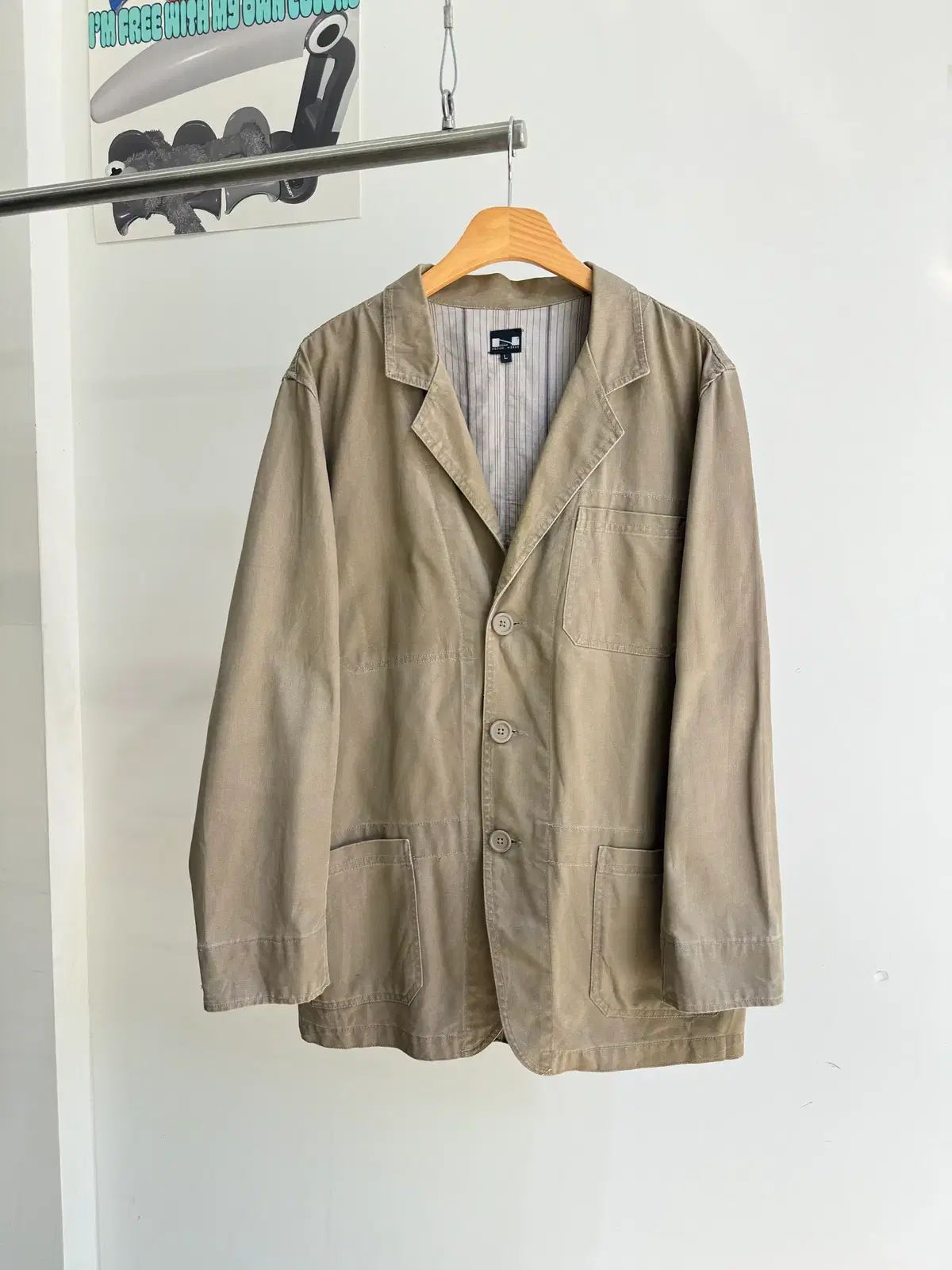NYLAUS DESIGN WORKS 3ボタン ジャケット