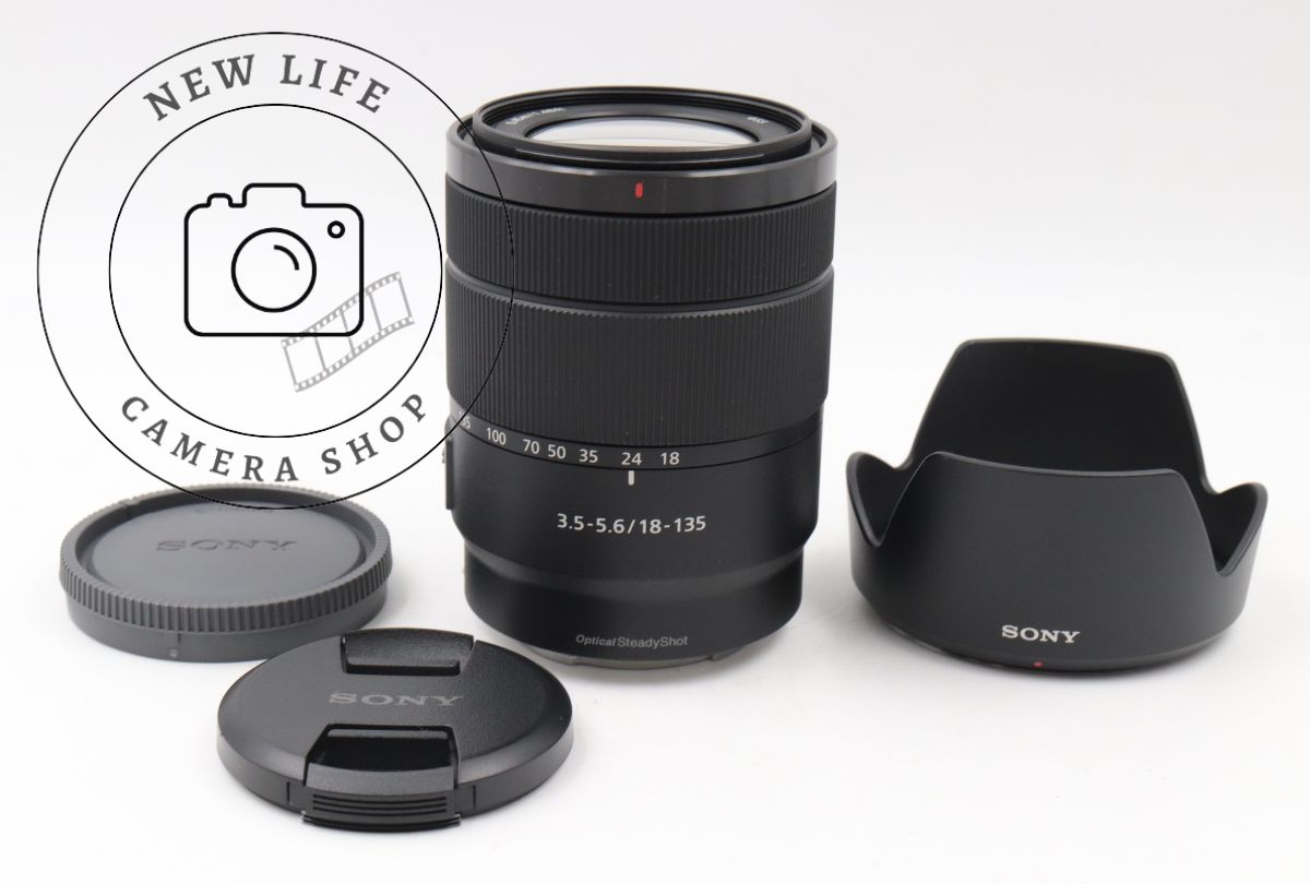 極上品☆ソニー SONY E 18-135mm F3.5-5.6 OSS SEL18135 レンズ ###19131