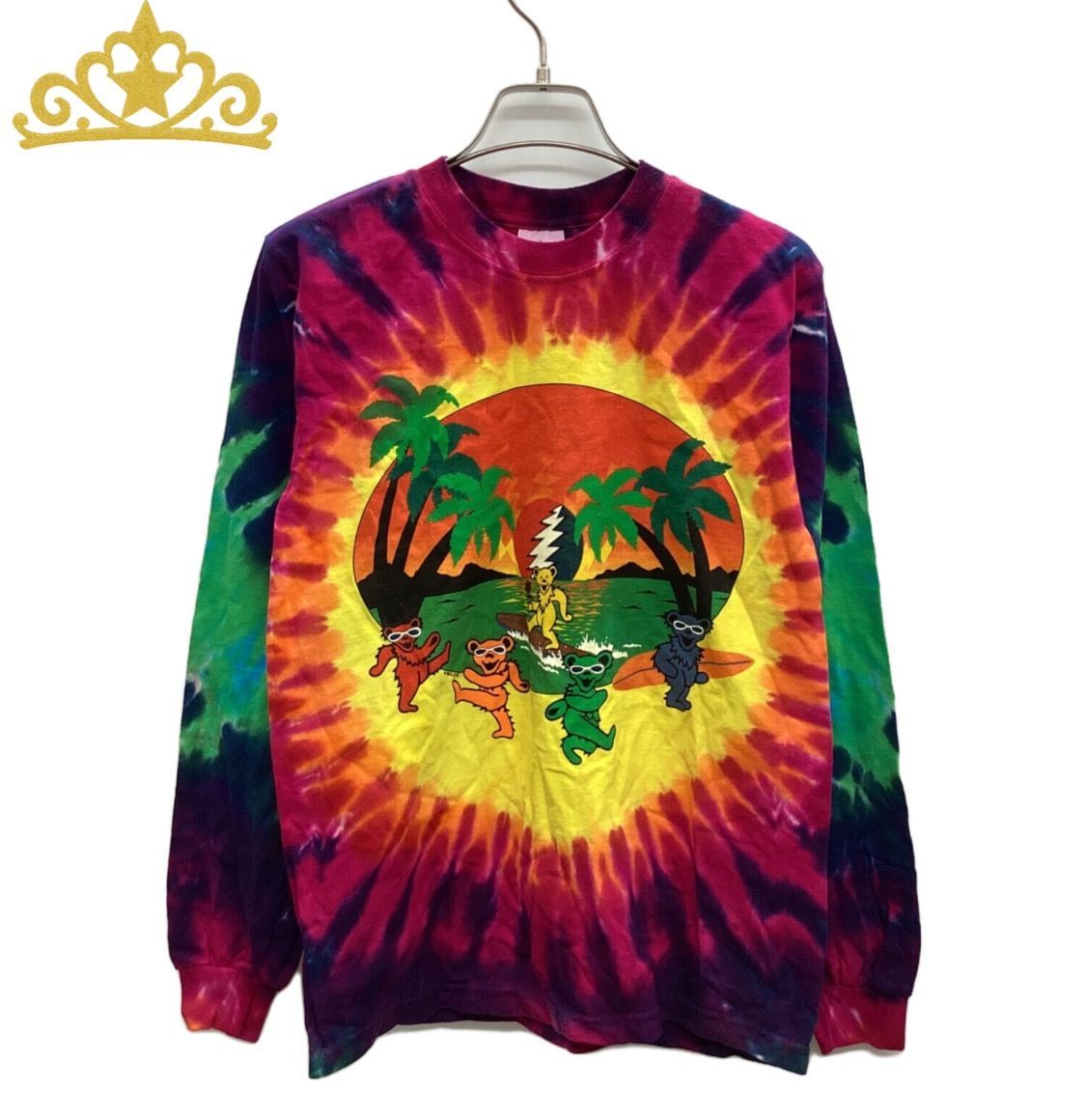 GRATEFUL DEAD 90s デッドベア 長袖 カットソー レディース グレイトフルデッド