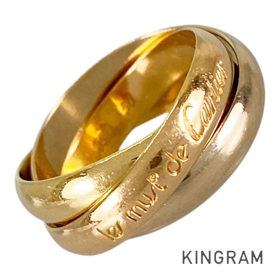カルティエ Cartier トリニティ MM K18YG 10号(50) リング ss【中古】 100,837円