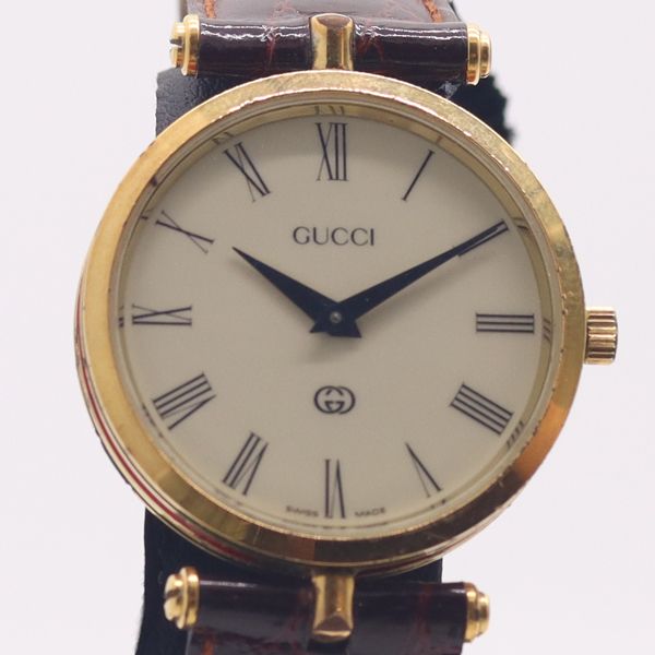 グッチ シェリーライン QZ アイボリー文字盤 メンズ腕時計 0583000 8ERT NAM ABC30137 14,440円