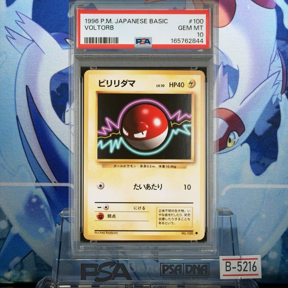 PSA10 ビリリダマ 再販 C 旧裏 PMCG LV.10 拡張パック第1弾 再販 100 1996 B-5216