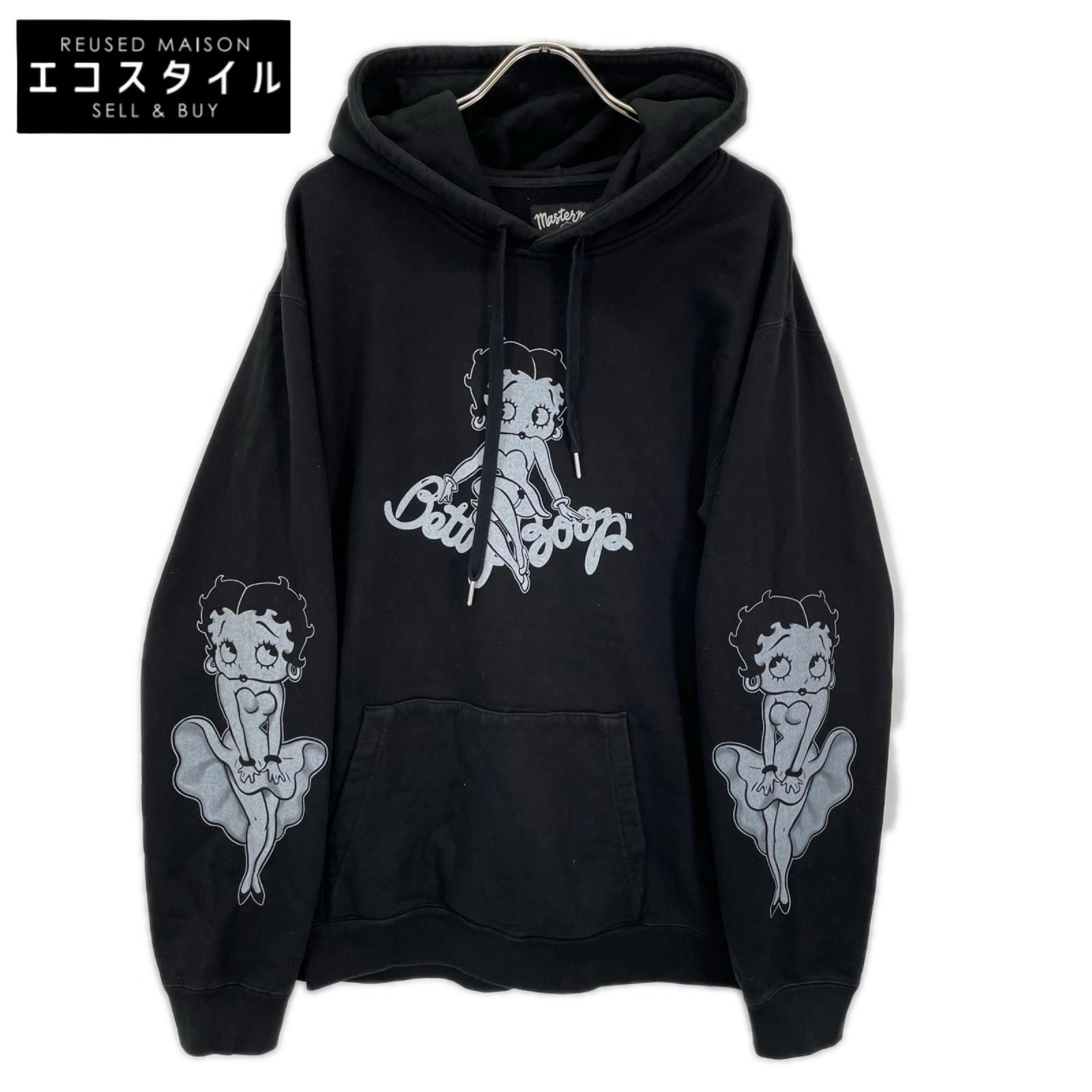 mastermind　マスターマインド　×BETTY BOOP MW25C15-SW200 ブラック フーディー パーカー　XL 15,542円