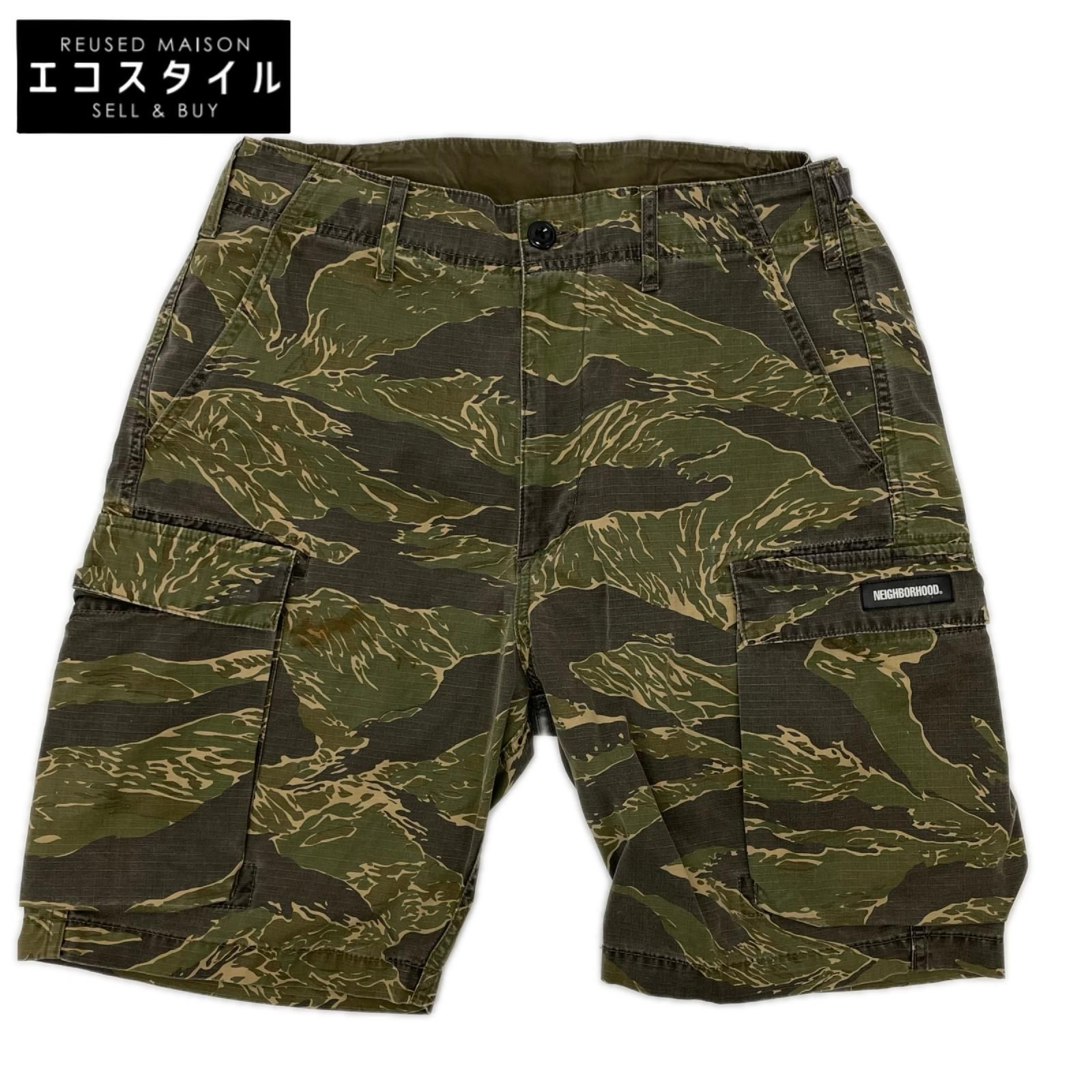 NEIGHBORHOOD　ネイバーフッド　201SPNH-PTM06 カモフラ コットンショーツ　M 10,643円