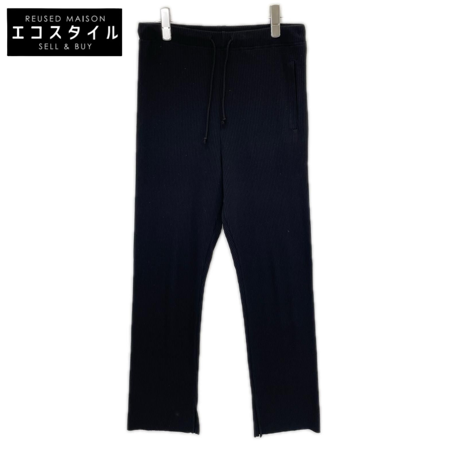 Y's　ワイズ　YZ-T19-065 ブラック リブ編みスリットパンツ　2 10,927円