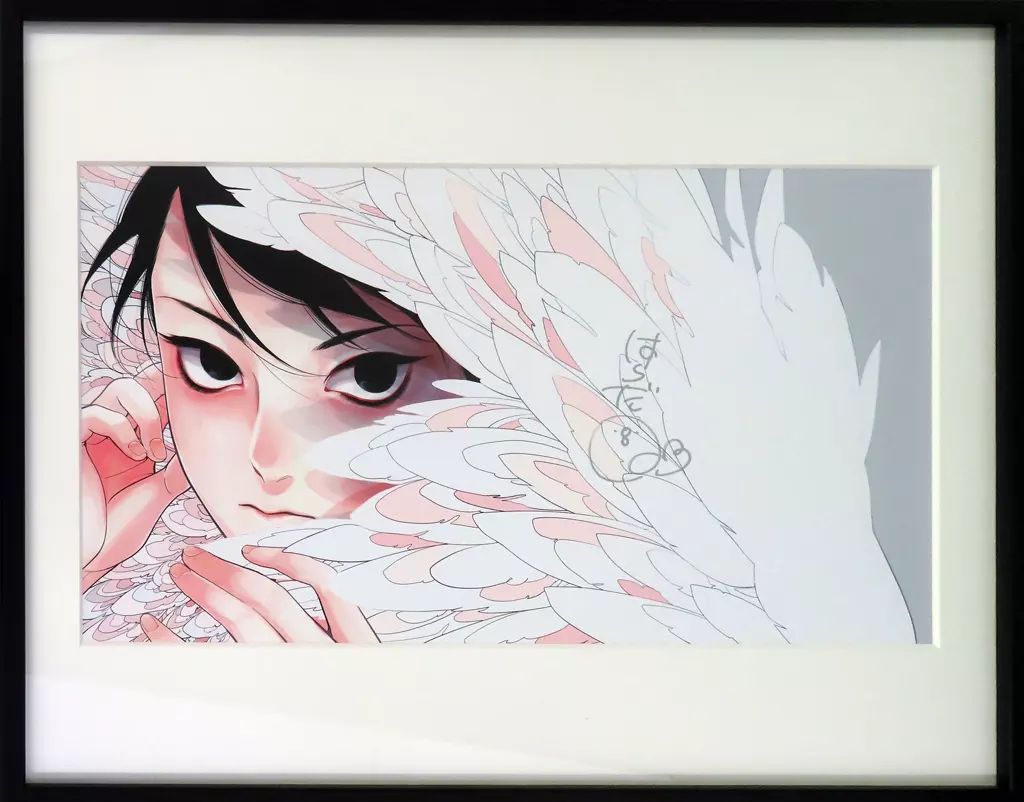 【中古】原画イラストボード 付属品付)はらだ 複製原画