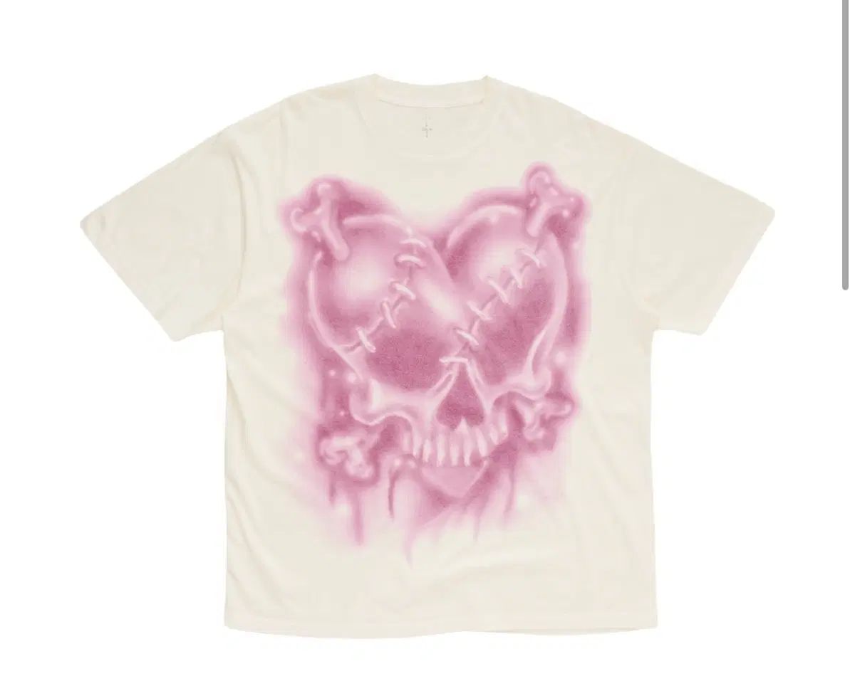 ナイキ x トラヴィス スコット カクタス ジャック エアブラッシュ エンジェル Tシャツ 白 XL