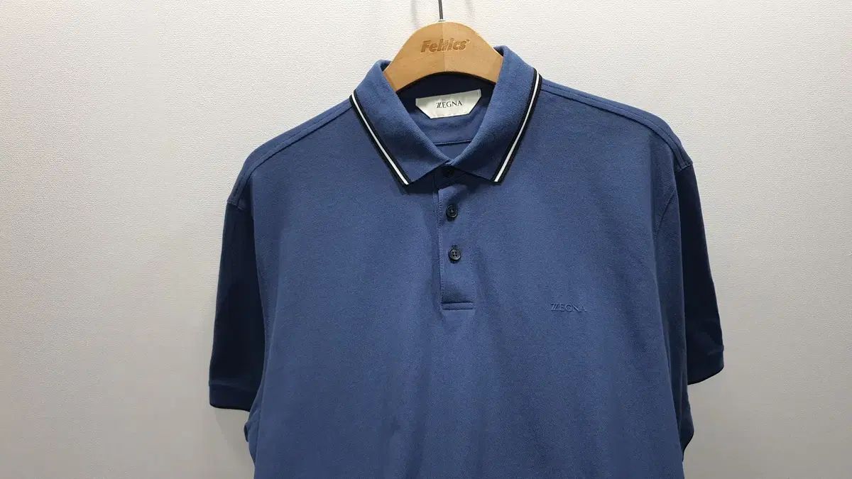 ZEGNA ゼニア 半袖 カラーTシャツ Lサイズ (横53 縦74)