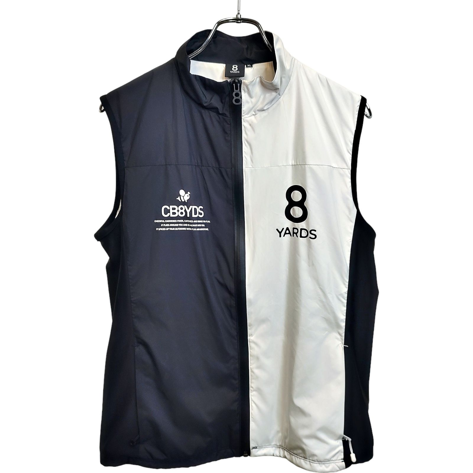 8YARDS ハチヤーズ ゴルフ COMPOSITE FULL ZIP VEST ジップアップ