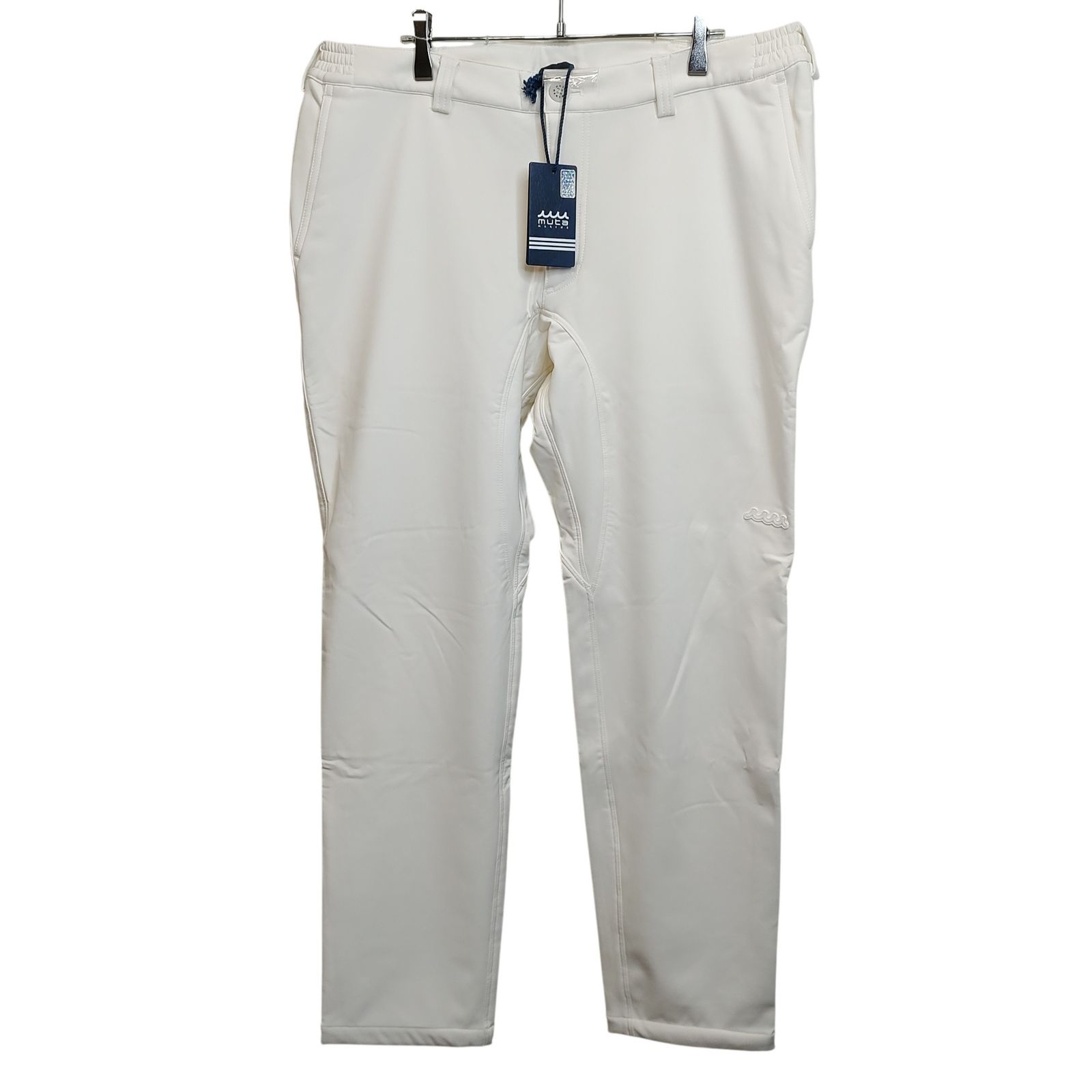 ムータマリンゴルフ ホワイト スリムフィットパンツ muta MARINE GOLF ムータ マリン ゴルフ 23AW 3LAYER BONDING HOODED