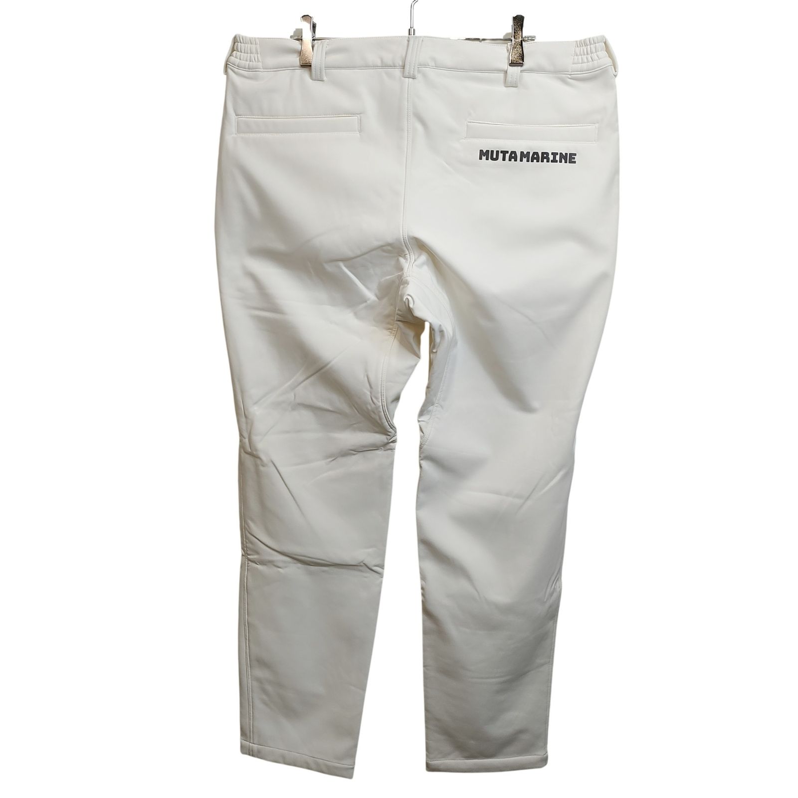 MUTA MARINE ホワイト パンツ ゴルフウェア muta MARINE GOLF ムータ マリン ゴルフ 23AW 3LAYER BONDING HOODED