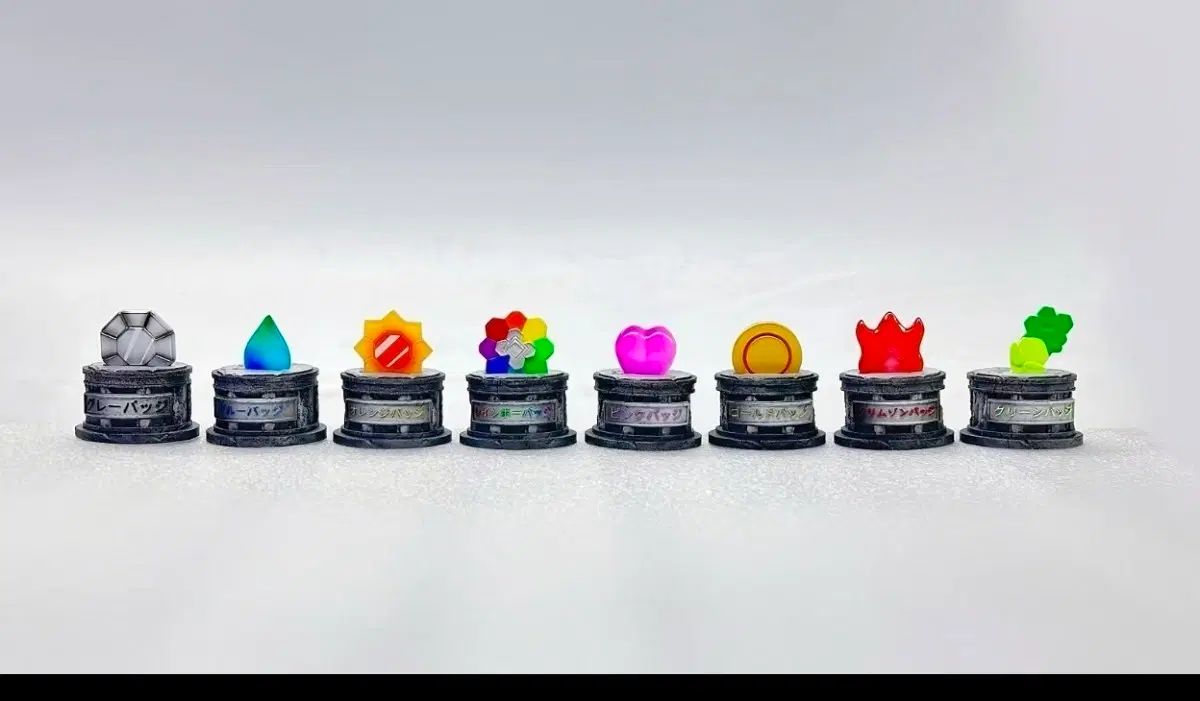 ポケットモンスター レジン スケール zxzカントー地方 バッジ 17,857円
