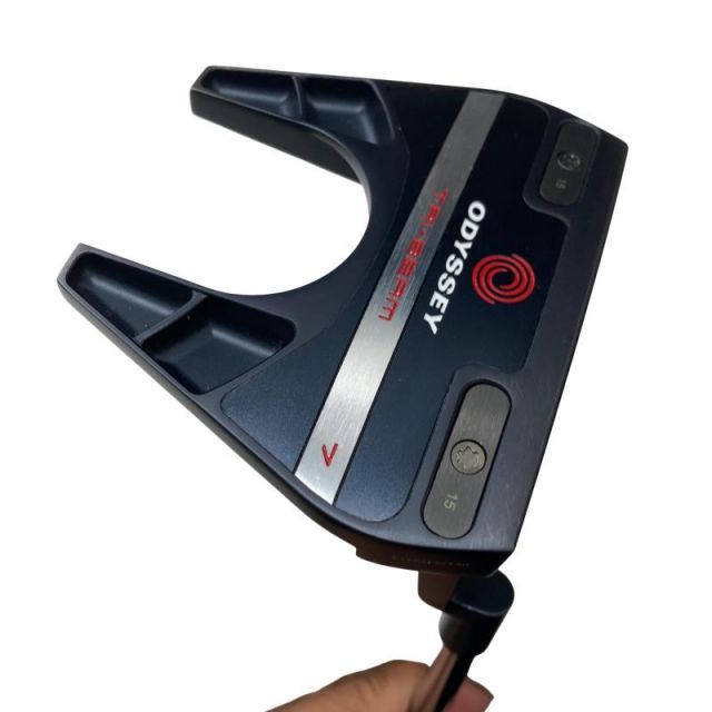 【中古】 オデッセイ TRI-BEAM #7(カスタム) パター PT 純正特注シャフト (フレックスその他) メンズ 男性用 右利き 右用 Bランク ゴルフクラブ