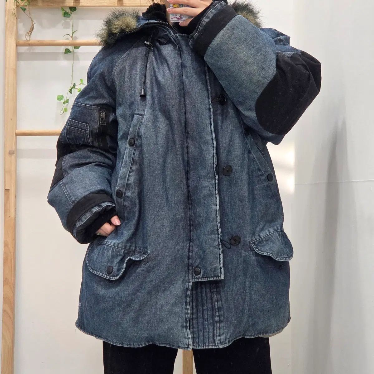 M Polo Jeans(ポロジーンズ) RL POLO JEANS デニム N-3B ダックダウン パーカ