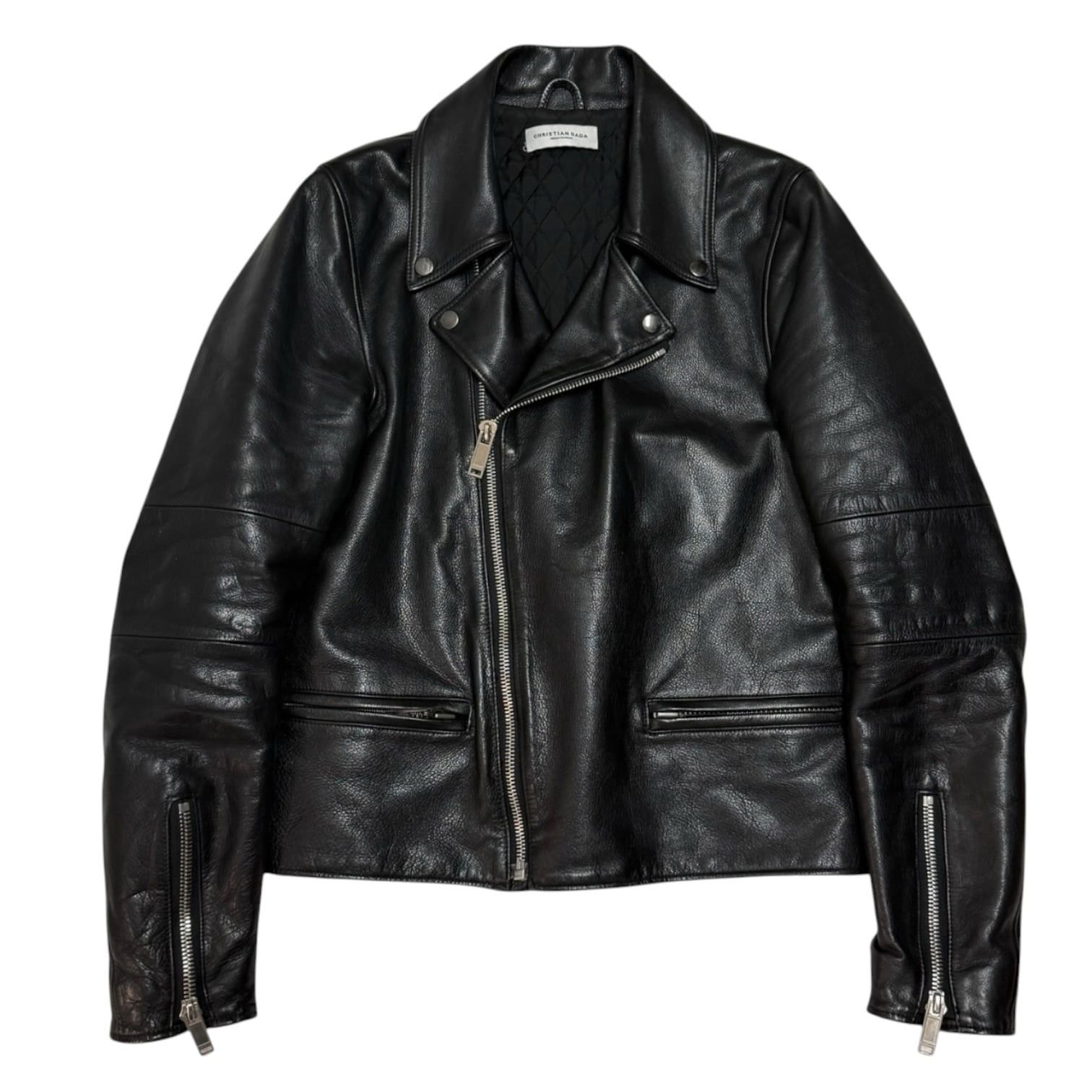 CHRISTIANDADA　Leather Motorcycle Jacket 27,757円
