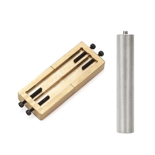 WUTA レザークラフト 刻印セット 交換式活版刷り金型 銅版T型スロット 革用 DIY 手作り 刻印セット 箔押し機アクセサリ(複列銅版T型スロット、1個)ym 7,200円