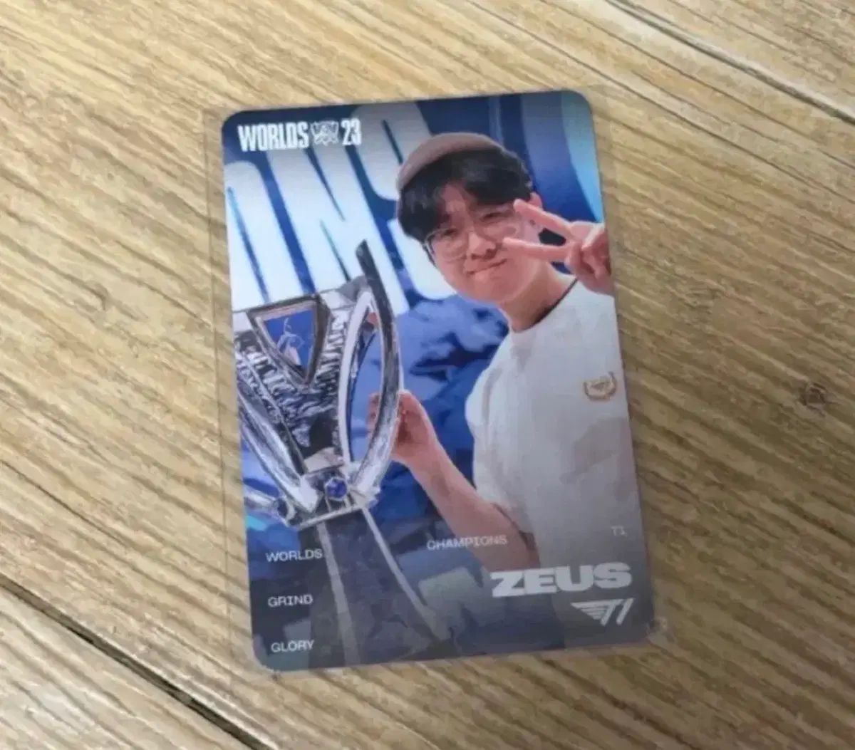 23 T1 League of Legends World Championship Zeus トレカ (現 Hanwhae生命eスポーツ hle)