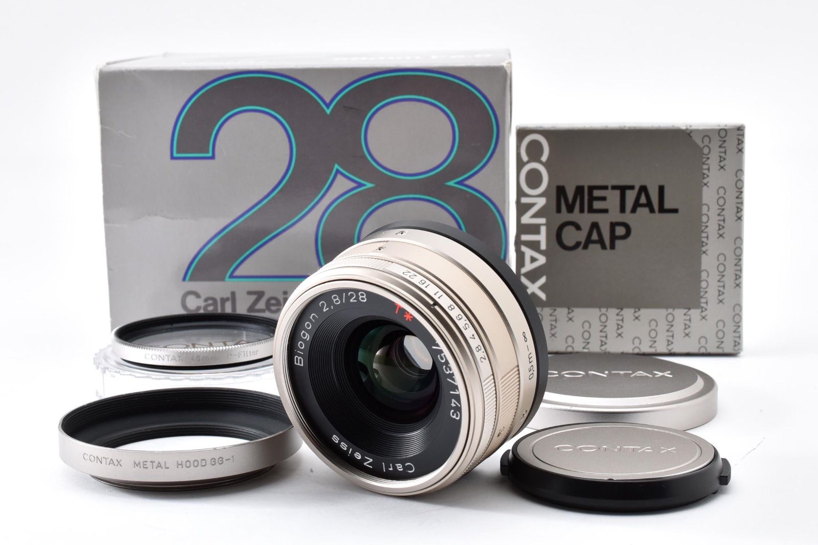 ◇◆ 完動美品 コンタックス Contax Carl Zeiss ビオゴン Biogon T* 28mm f/2.8 レンズ G1 G2 動作確認済 4910 ◆◇ 40,300円