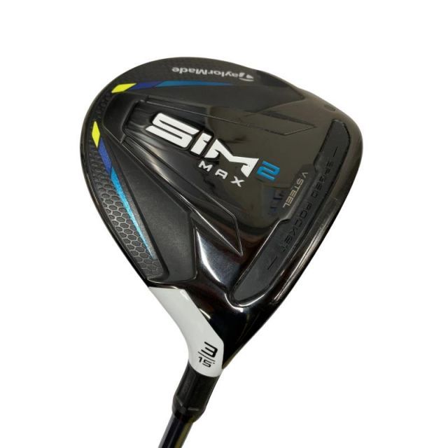 【中古】 テーラーメイド SIM2 MAX 3W フェアウェイウッド FW 純正特注シャフト (フレックスX) メンズ 男性用 右利き 右用 Cランク ゴルフクラブ