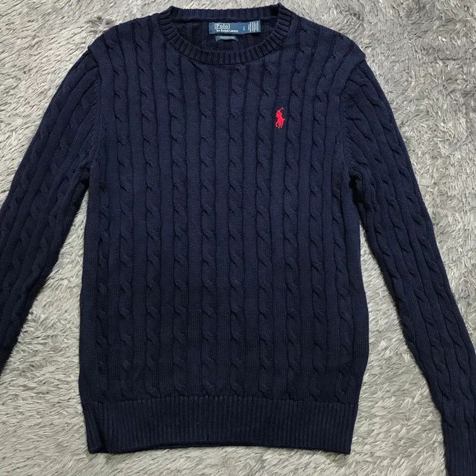 L ポロ(POLO)ラルフローレン ピマ コットン ケーブル ニット1045