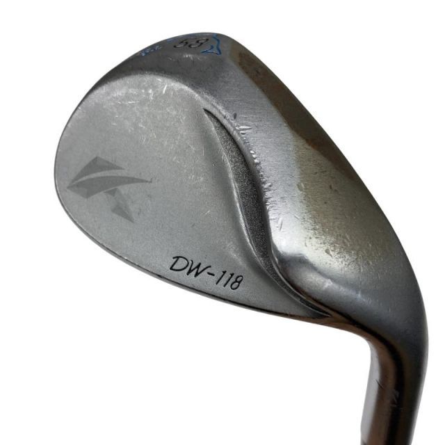 【中古】 キャスコ Dolphin Wedge DW-118 シルバー 58° ウェッジ WG Dolphin DP-151 (フレックスR) メンズ 男性用 右利き 右用 Dランク ゴルフクラブ