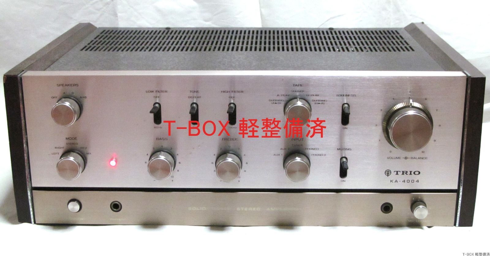 軽整備済み TRIO KA-4004 プリメインアンプ ビンテージ 名機 10,500円