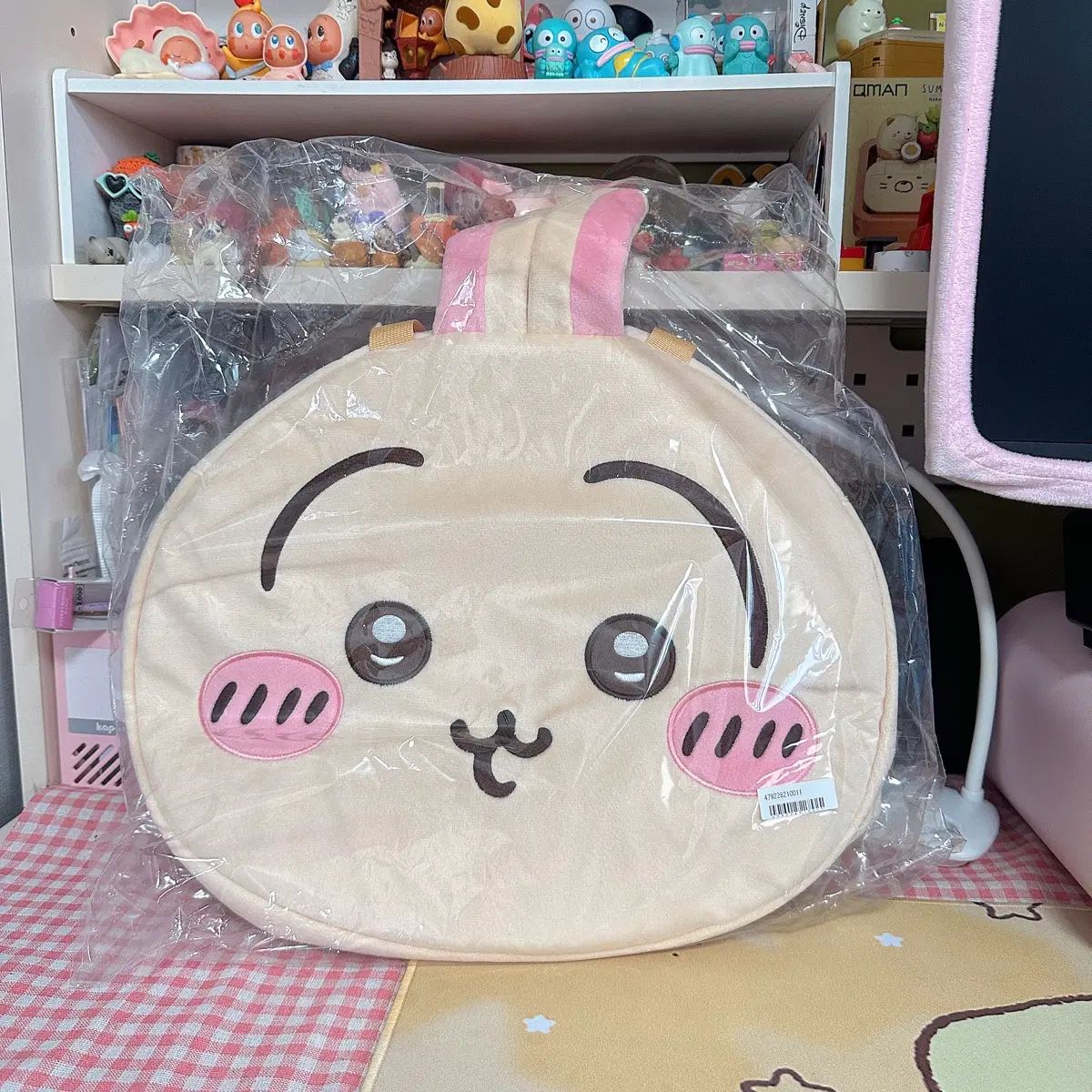 日本正規品 ちいかわ うさぎ フェイス ボストン 携帯用 キャリアー バッグ
