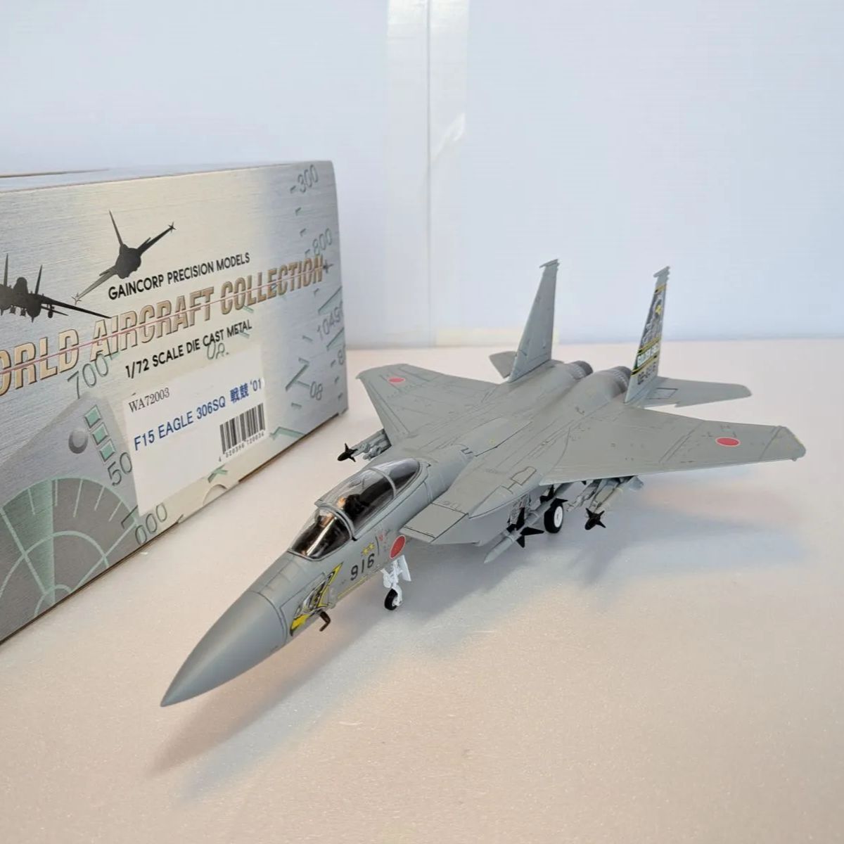 ゲインコーププロダクツ 1/72 F15イーグル 306飛行隊 戦競’01　GAINCORP PRODUCTS World Aircraft Collection F15 Eagle 306SQ Senkyo’01 航空自衛隊 模型