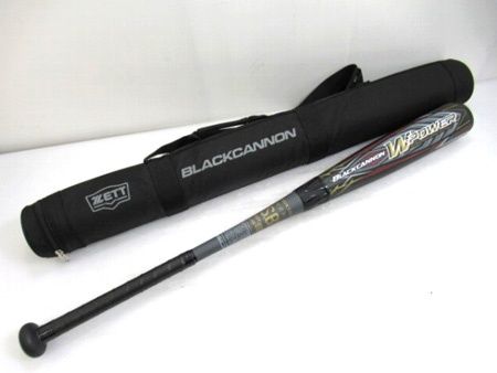ゼット ZETT 軟式用バット ブラックキャノン Wパワー BLACKCANNON W-POWER 美品中古■ 15,620円