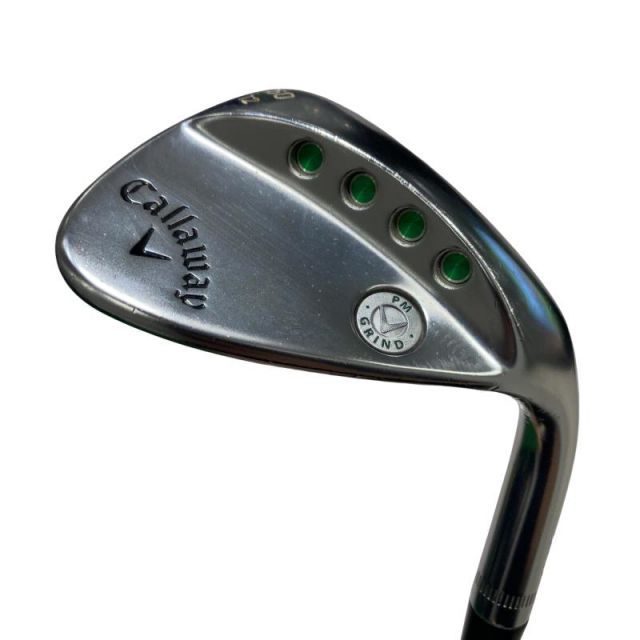 【中古】 キャロウェイ PM GRIND クロムメッキ 60°/12° ウェッジ WG KBS Hi-REV 2.0 (フレックスその他) メンズ 男性用 右利き 右用 Cランク ゴルフクラブ