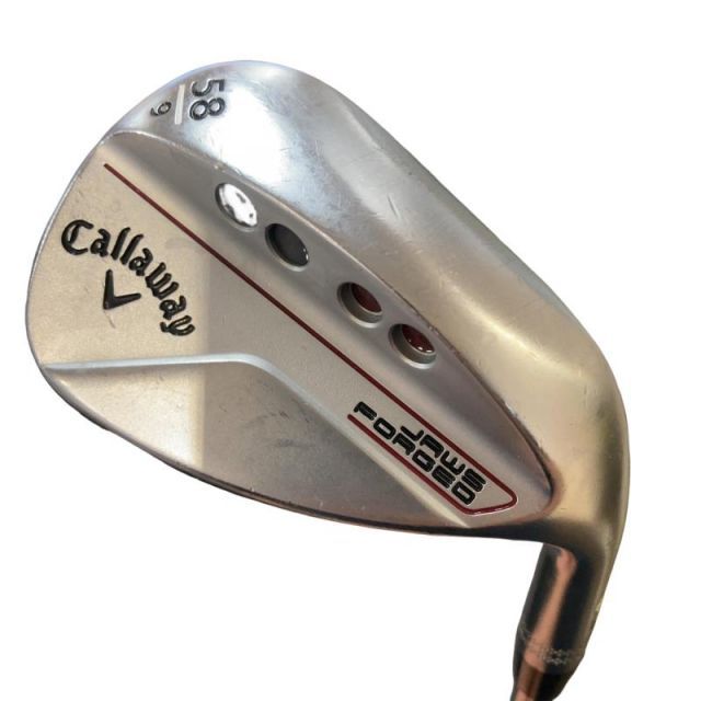 【中古】 キャロウェイ JAWS FORGED クロム 58°/10° ウェッジ WG Dynamic Gold (フレックスS) メンズ 男性用 右利き 右用 Cランク ゴルフクラブ