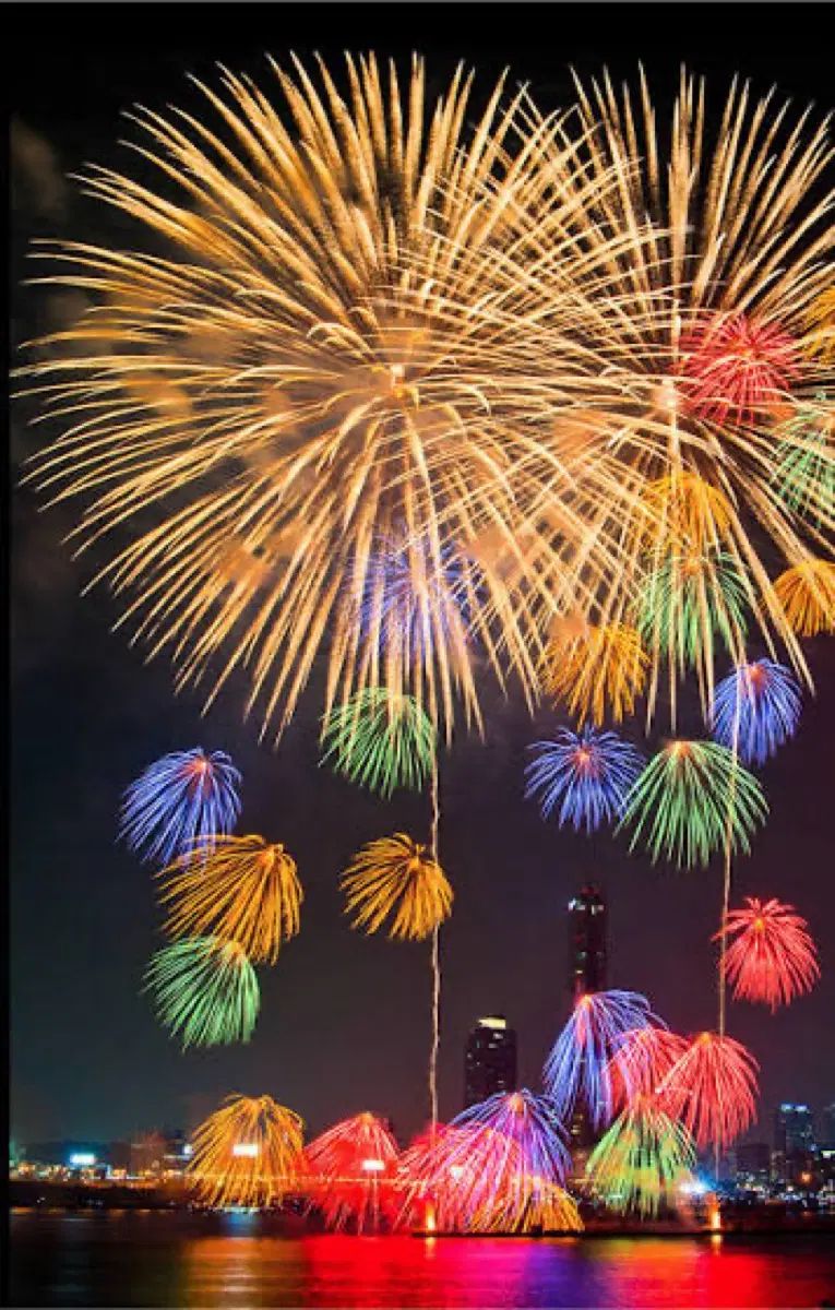 レディース、花、炎、祭り 4-5人