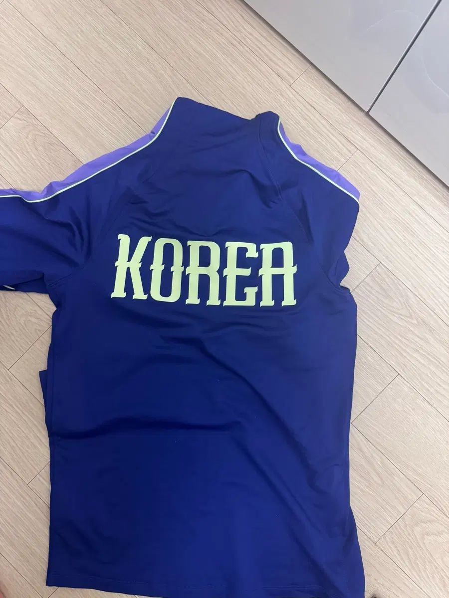 韓国国家代表 サッカートレーナー ハーフジップアップ M