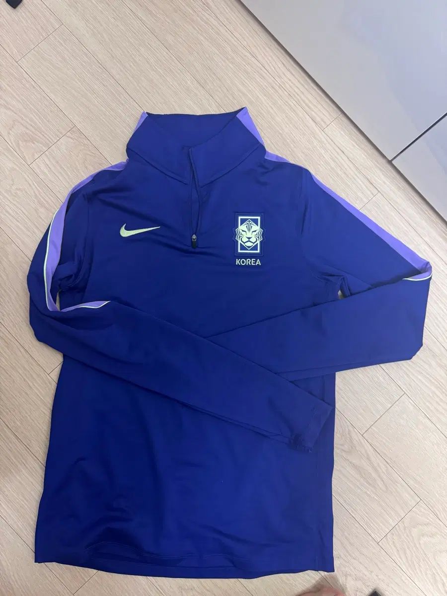 韓国国家代表 サッカートレーナー ハーフジップアップ Mその他