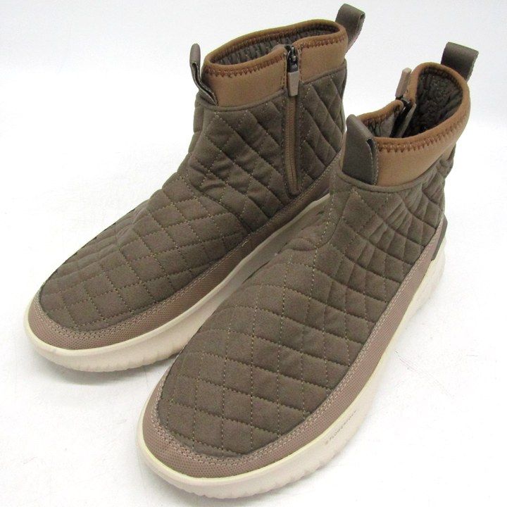 コールハーン ブーツ キルティング ブランド シューズ 靴 メンズ 9Mサイズ ベージュ COLE HAAN 【中古】