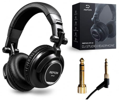 REFION RF-01 DJ Headphones, Wired Headphones, Over-Ear Headphones