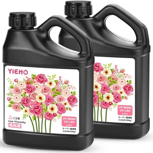 YIEHO UV レジン液1000g, 工業用鋳造樹脂アートワーク★m