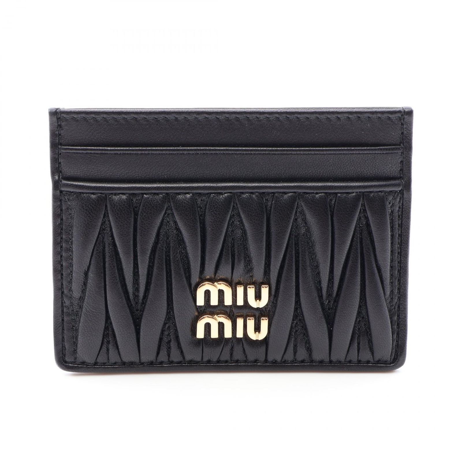 ミュウ ミュウ Miu Miu カードケース MATELASSE マテラッセ 5MC076AFPPF0002 レザー カードケース レディース 新品