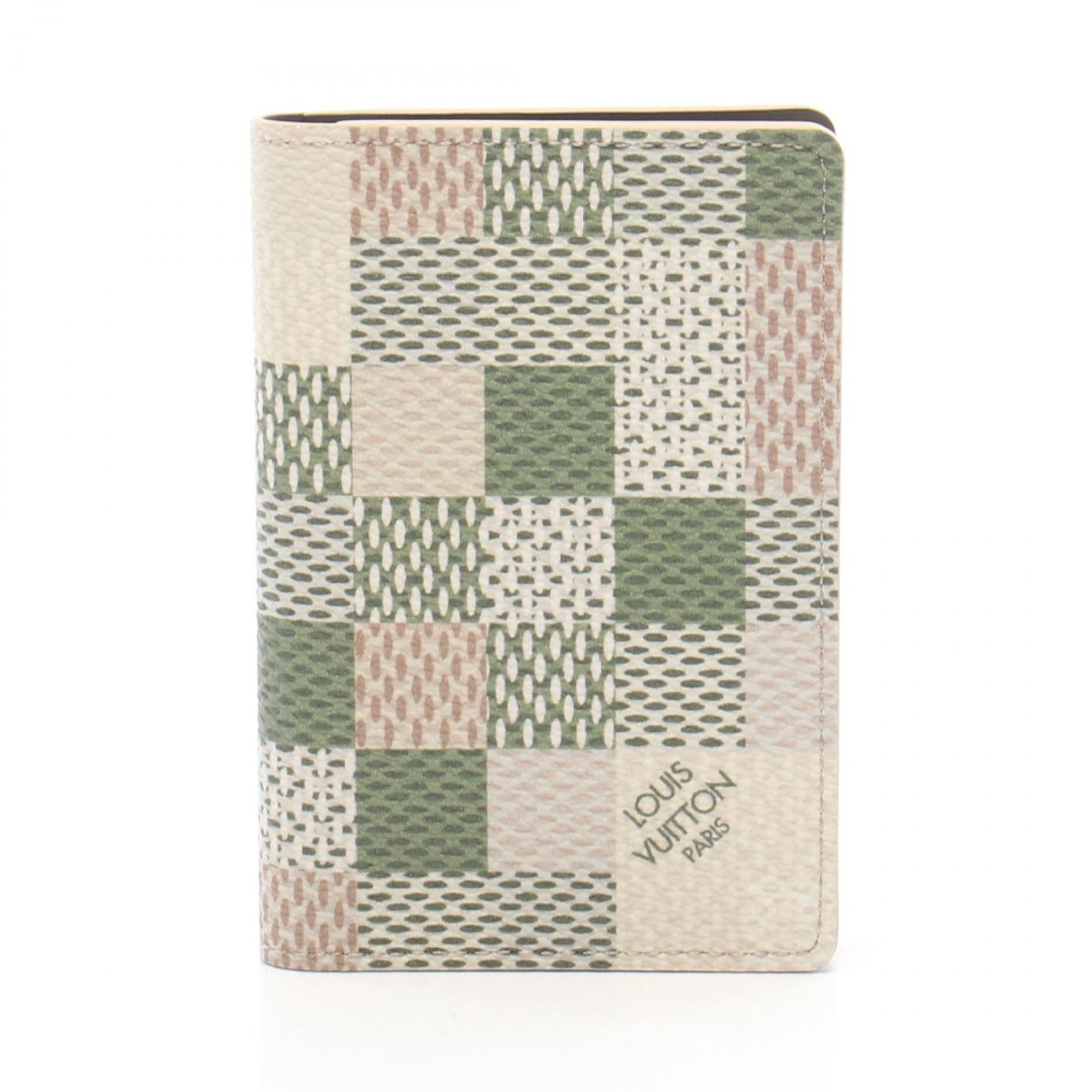 ルイ・ヴィトン LOUIS VUITTON カードケース オーガナイザー ドゥ ポッシュ ダモフラージュ エクリュ N00109 カーキ PVCコーティングキャンバス オーガナイザー・ドゥポッシュ CNY 47,880円