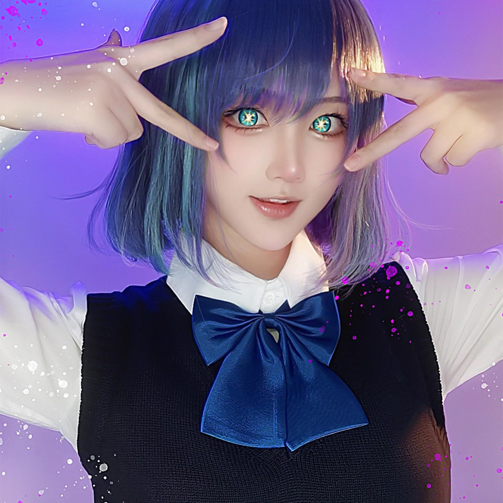 [NOKIJP] 黒川あかね コスプレ衣装 くろかわ あかね コスプレ 推しの子 コスプレ 大人用 仮装 文化祭 イベント （黒川あかね ，M）