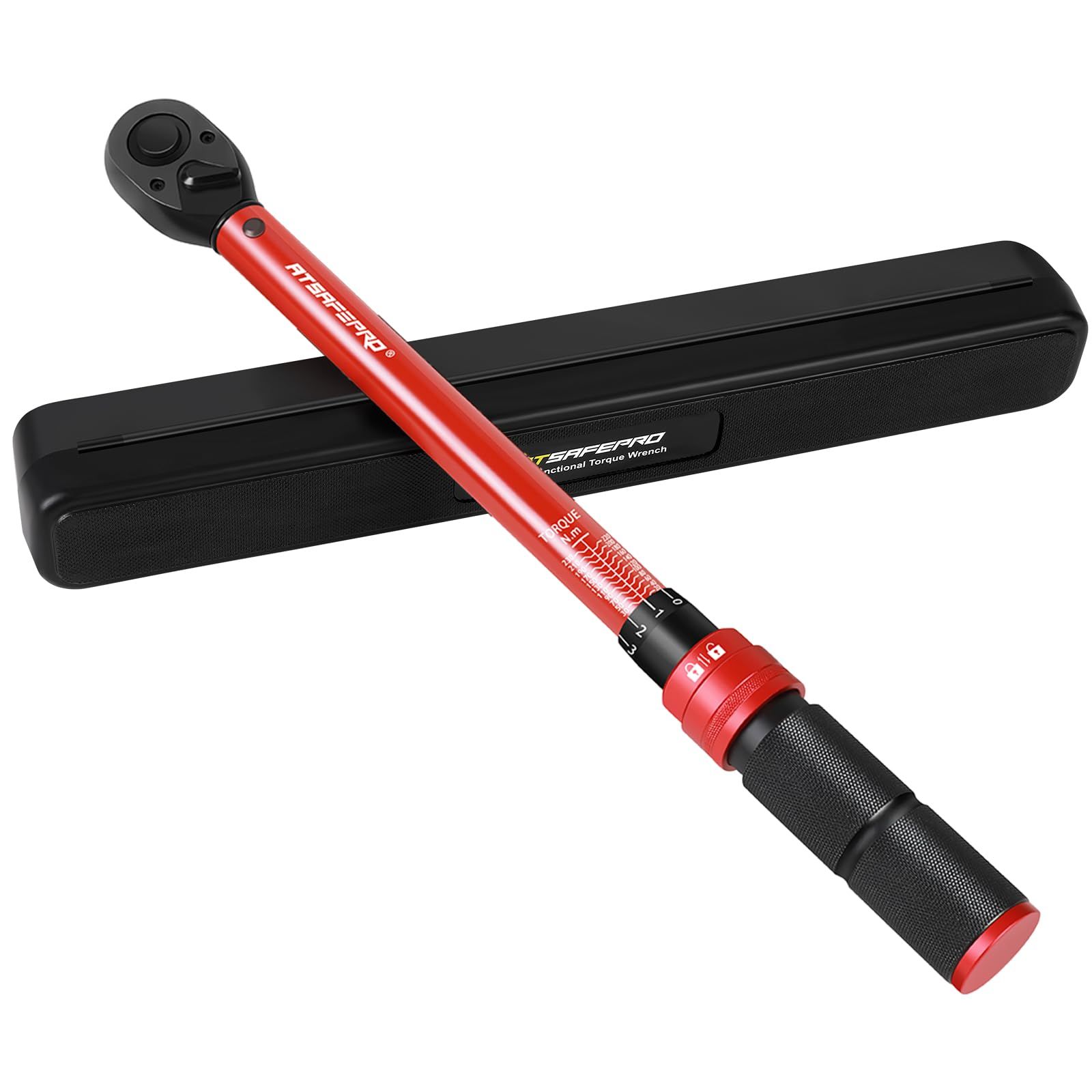 ATsafepro タイヤ交換 トルクレンチ 12.7mm差込角1/2インチ 20-230 N.m 精度 ±3%,SUV、トラックなどの修理、設備設置、電気工事、製品組立、プレセット型, 校正証明書・日本語取扱説明書付★ 5a77d301 5,832円