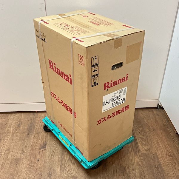 【未開封】Rinnai/リンナイ ガスふろ給湯器 RUF-A1615SAW(B) 都市ガス用 自動湯はりタイプ 屋外壁掛型 ●144627