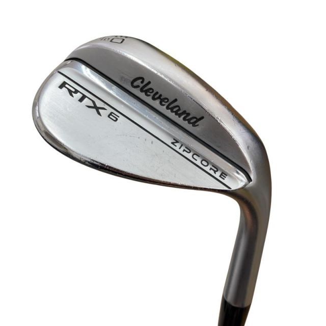 【中古】 クリーブランド Cleveland RTX-6 ZIPCORE ツアーサテン 60°/10° MID ウェッジ WG 純正特注シャフト (フレックスS) メンズ 男性用 右利き 右用 Cランク ゴルフクラブ 11,194円