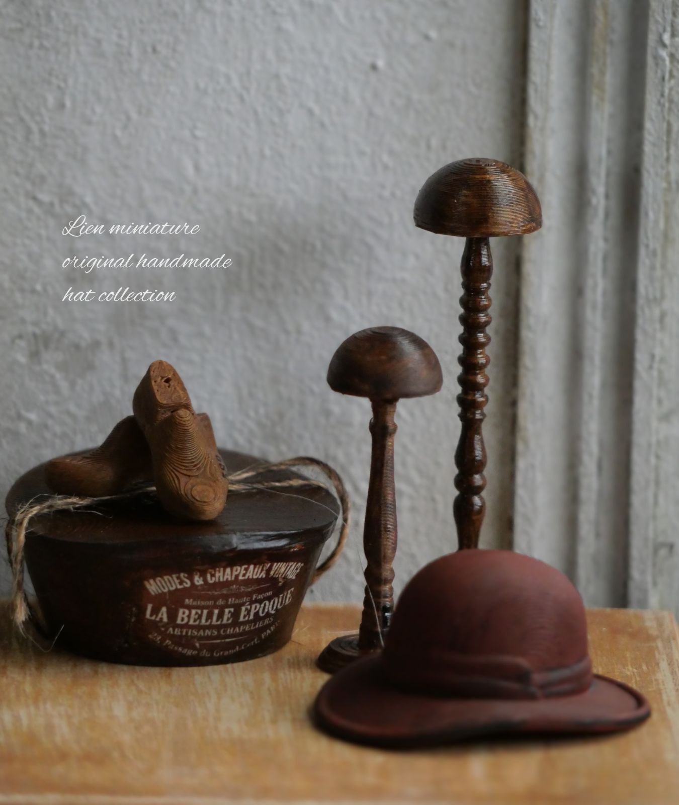 Lien miniature1/6ドール用帽子屋さんセット/handmade 9,782円