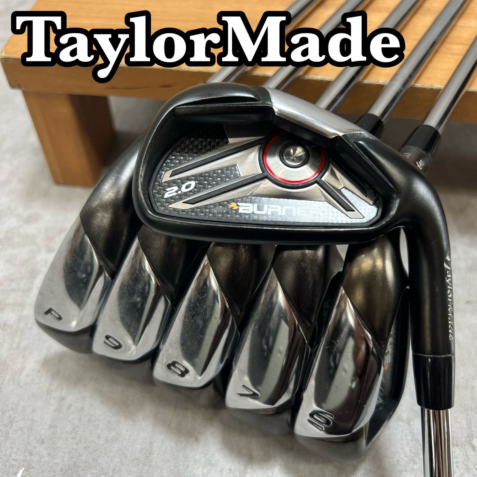 テーラーメイド バーナー 2.0 メンズゴルフ アイアン6本セット スチール R 右利き用 TaylorMade BURNER 20,100円