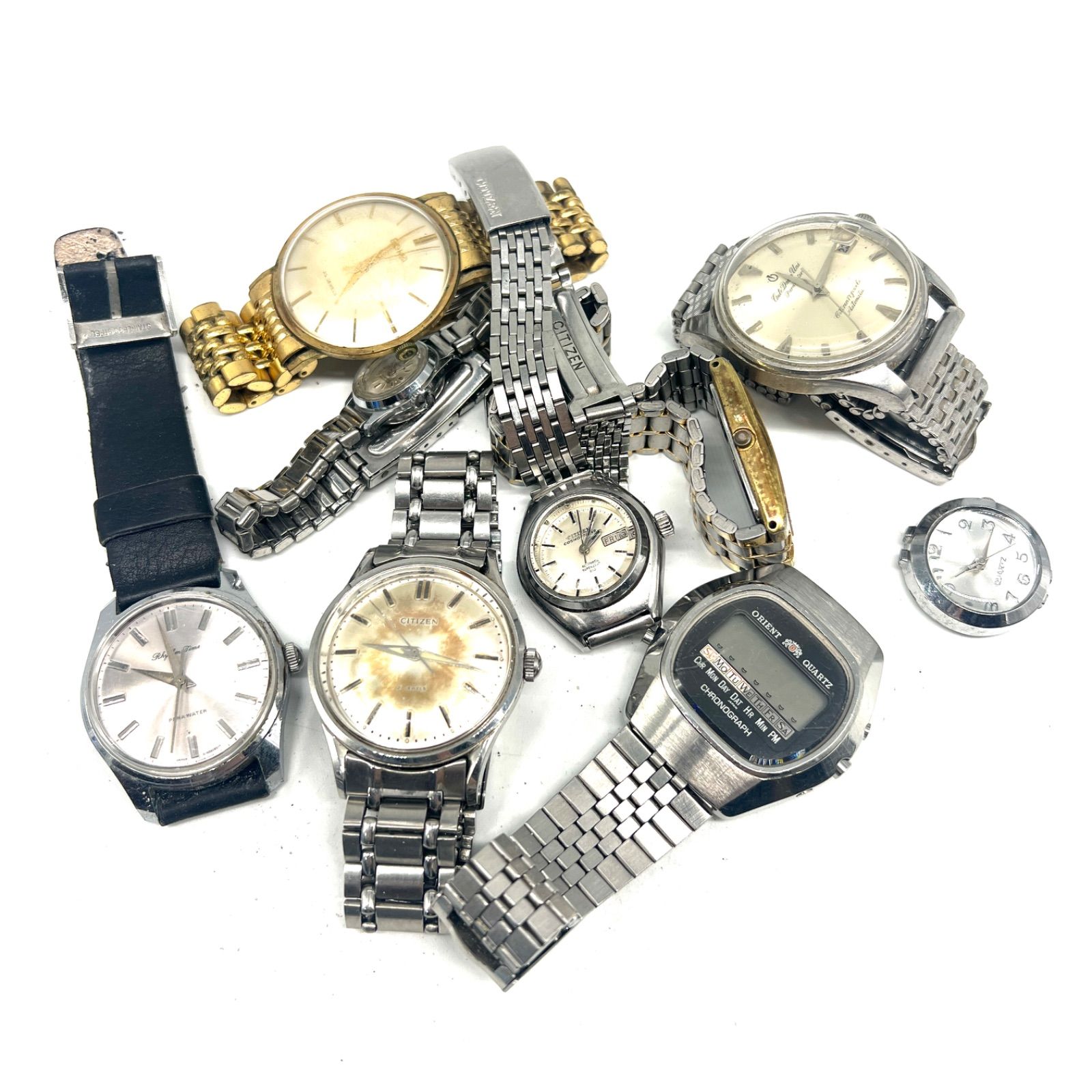 時計の墓場】⌚ 不動・ジャンク品 腕時計まとめセット シチズン1点稼働