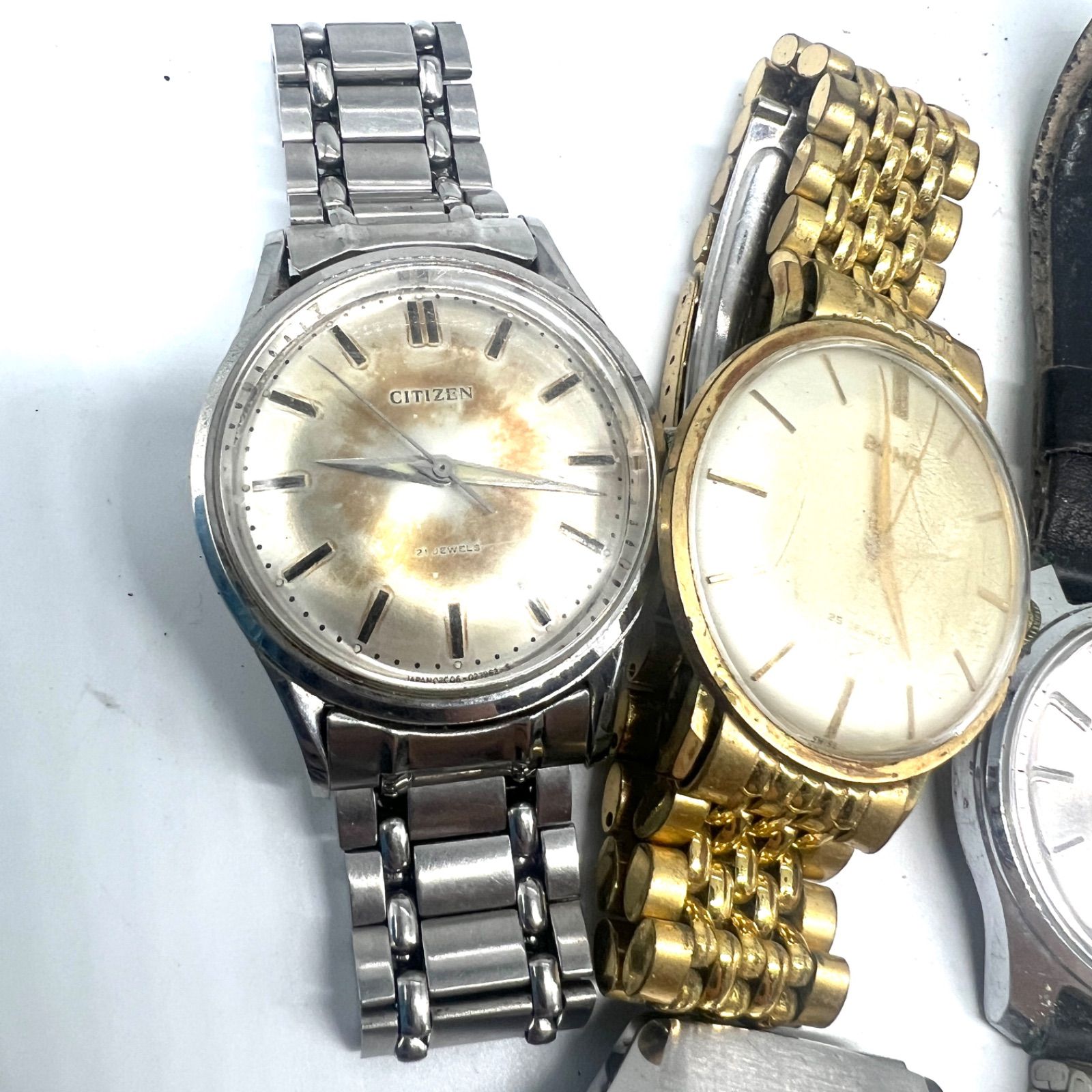 時計の墓場】⌚ 不動・ジャンク品 腕時計まとめセット シチズン1点稼働
