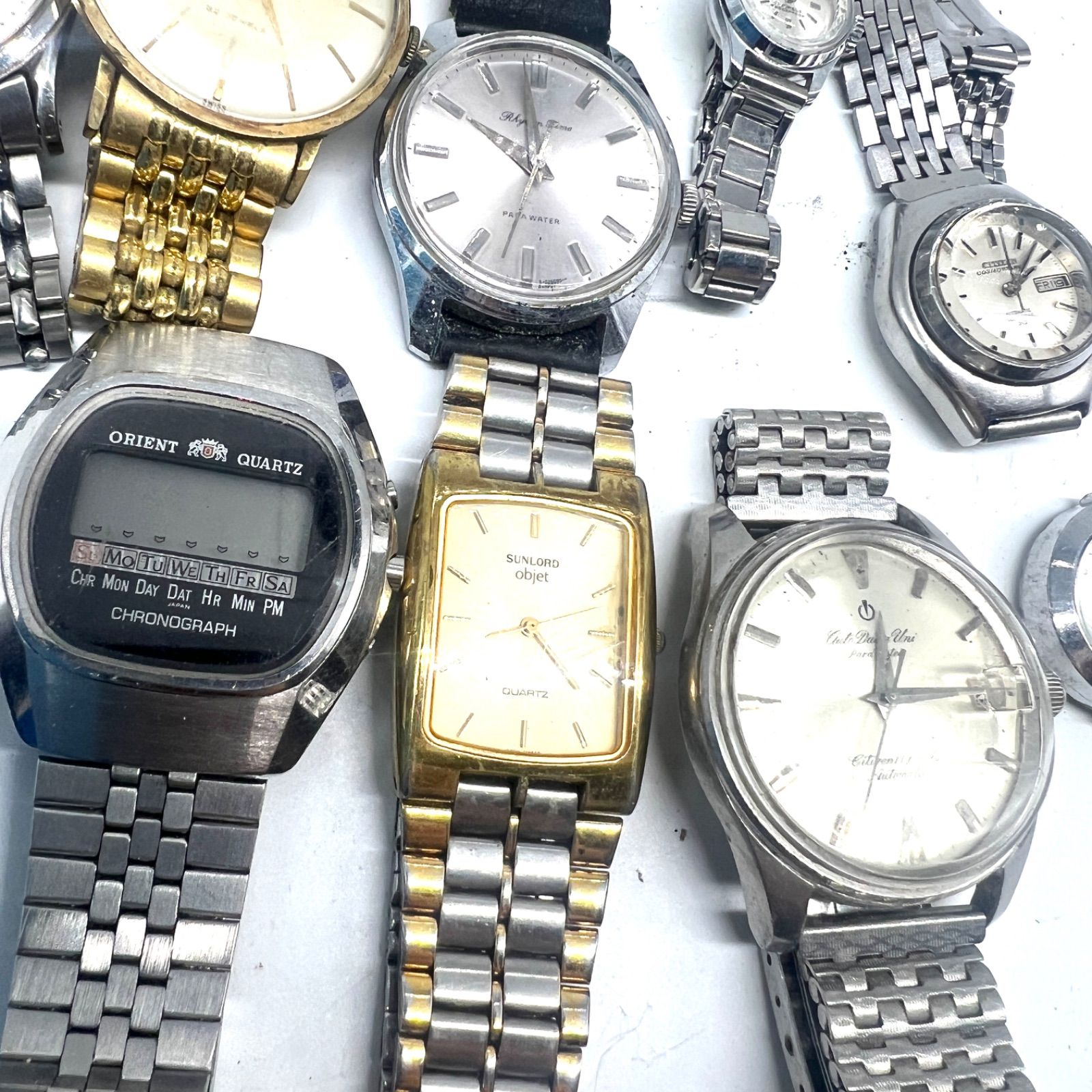 時計の墓場】⌚ 不動・ジャンク品 腕時計まとめセット シチズン1点稼働