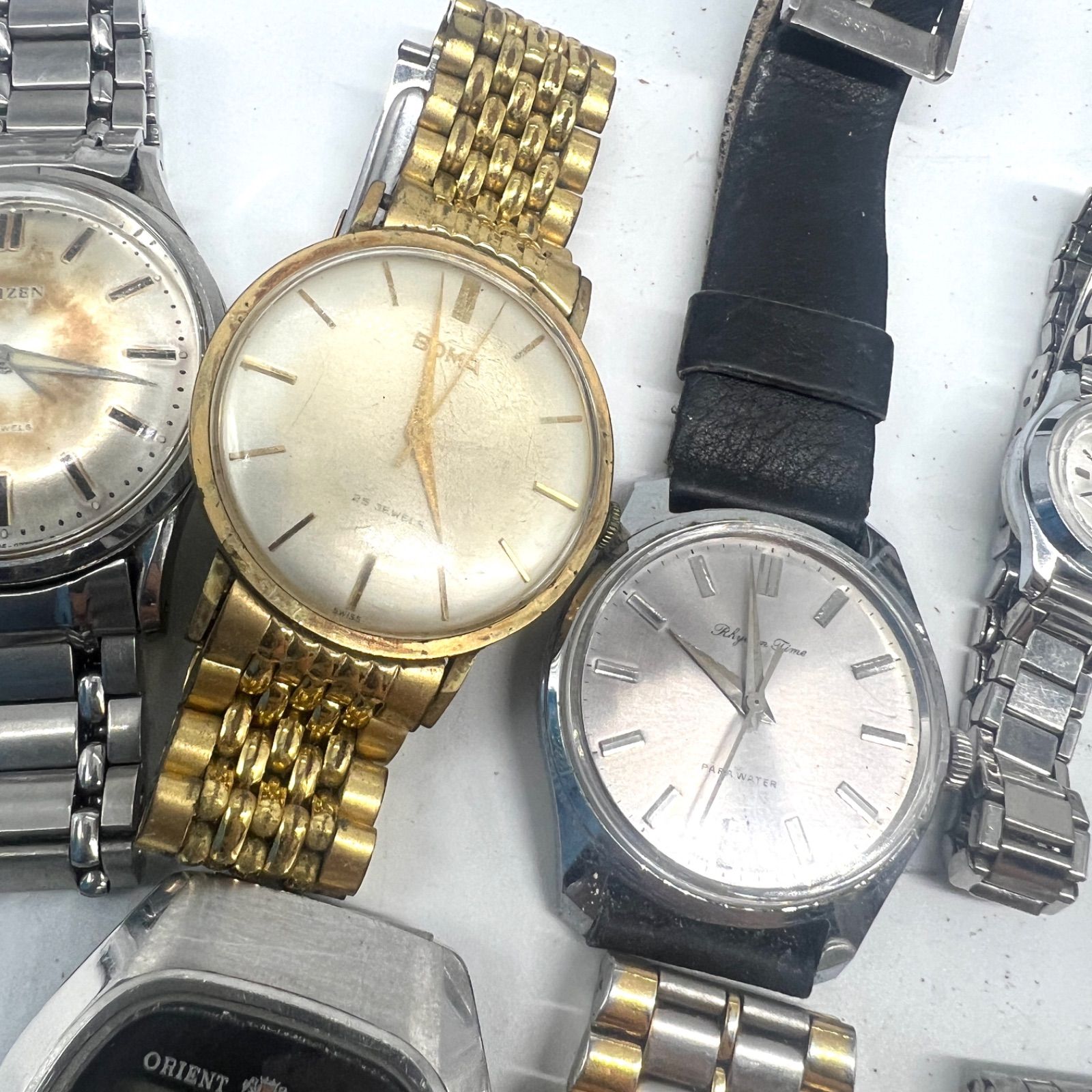 時計の墓場】⌚ 不動・ジャンク品 腕時計まとめセット シチズン1点稼働